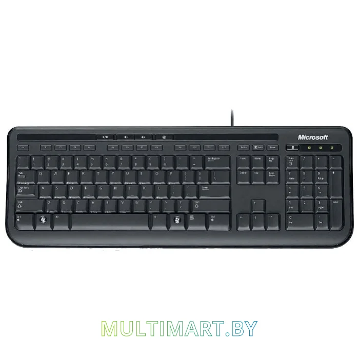 Клавиатура Microsoft Wired Keyboard 600 USB Black (ANB-00018)